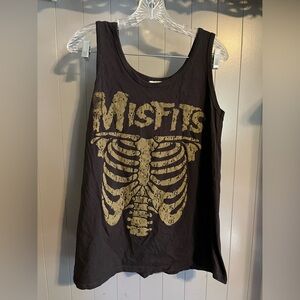 Easyriders Misfits graphic tank gray -oversized fit